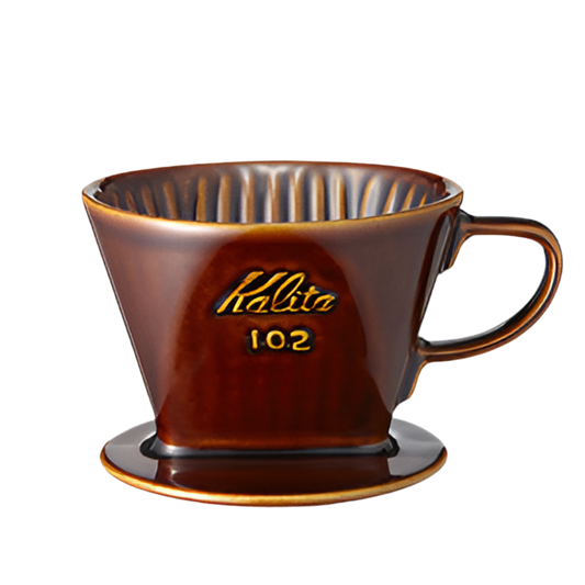 Kalita Style 102 Ceramic Coffee Dripper - Brown