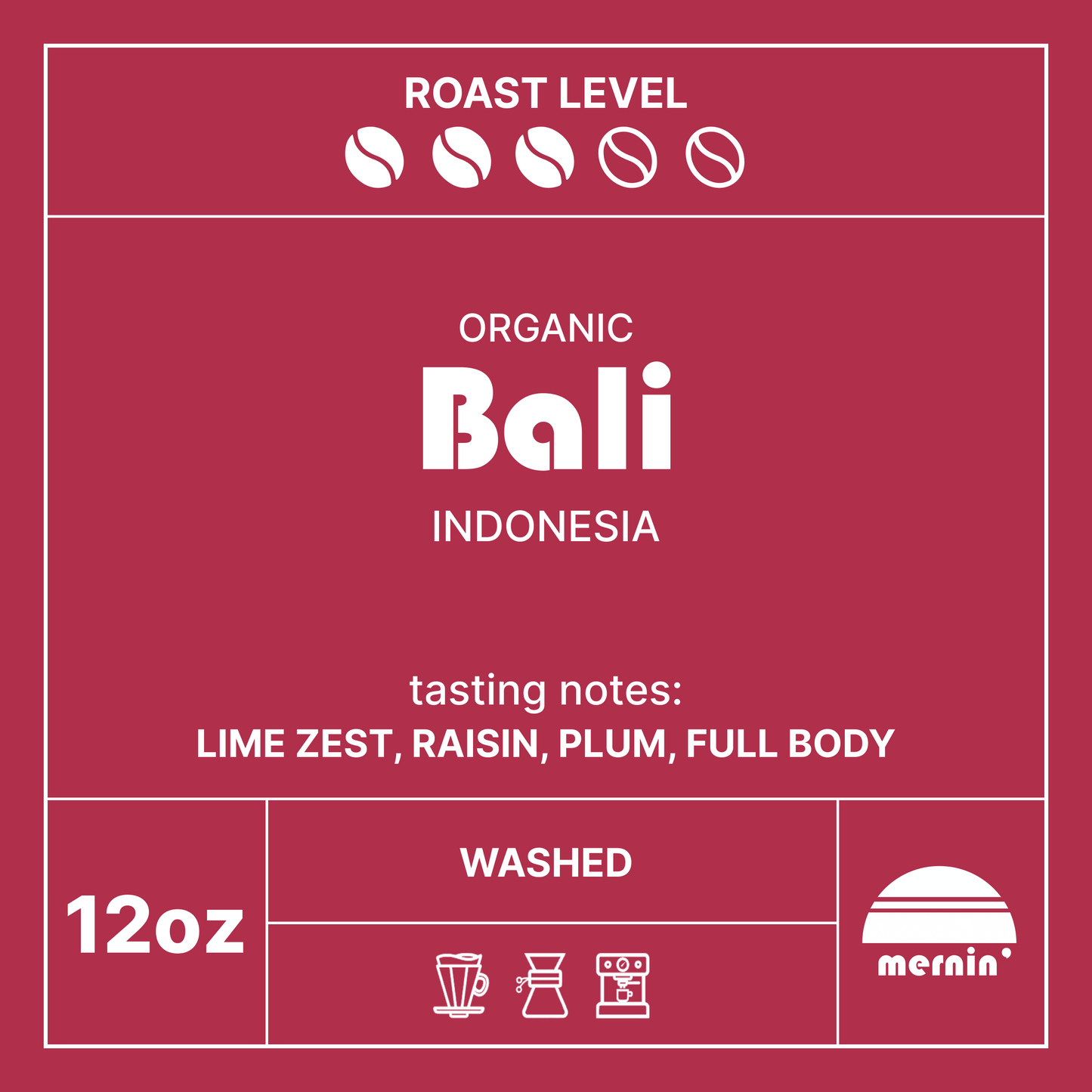 Tin Refill: Organic Bali